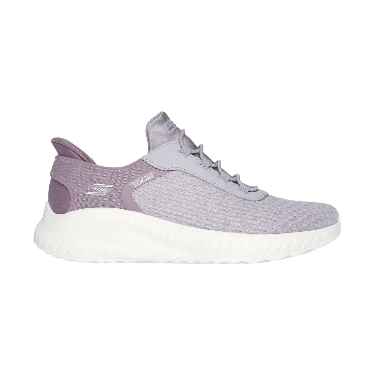 SKECHERS - Tenis Skechers Mujer Bobs Squad Chaos Slip-Ins Lavanda