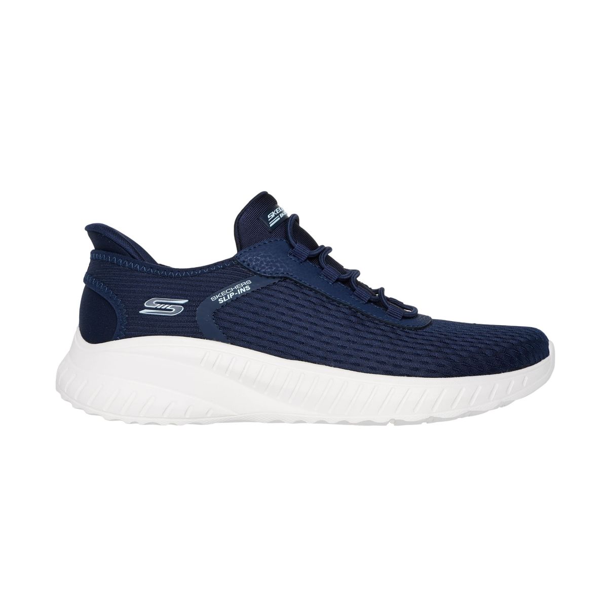 SKECHERS - Tenis Skechers Mujer Bobs Squad Chaos Slip-Ins Azul