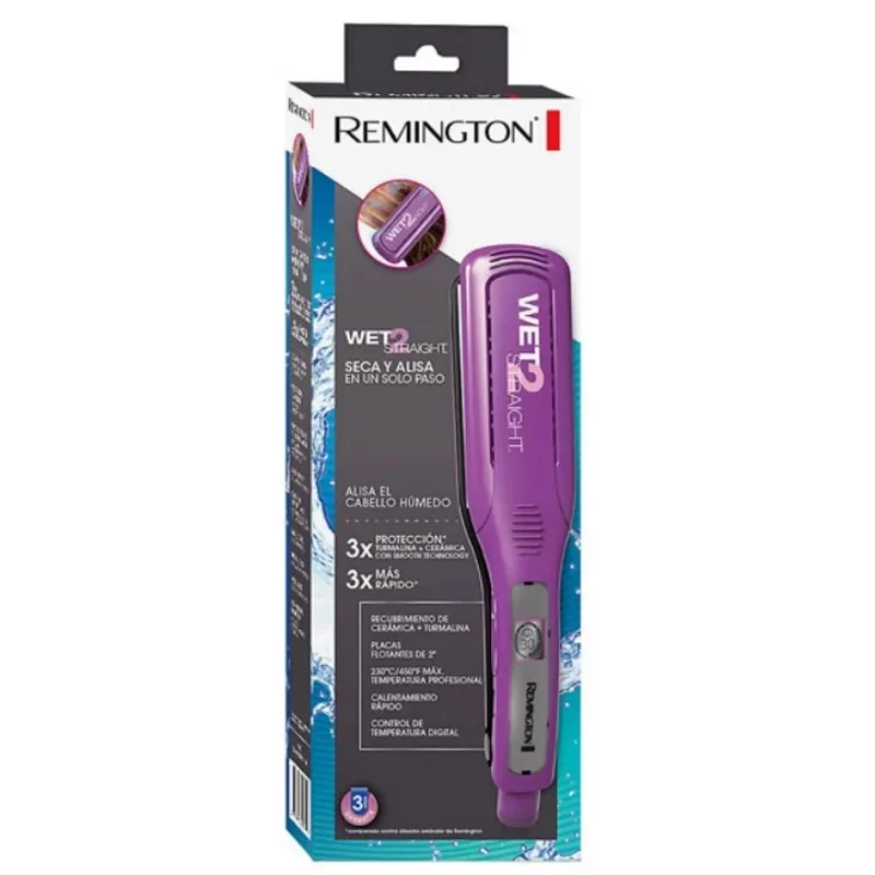 REMINGTON - PLANCHA DE CABELLO REMINGTON WET2STRAIGHT S8001P
