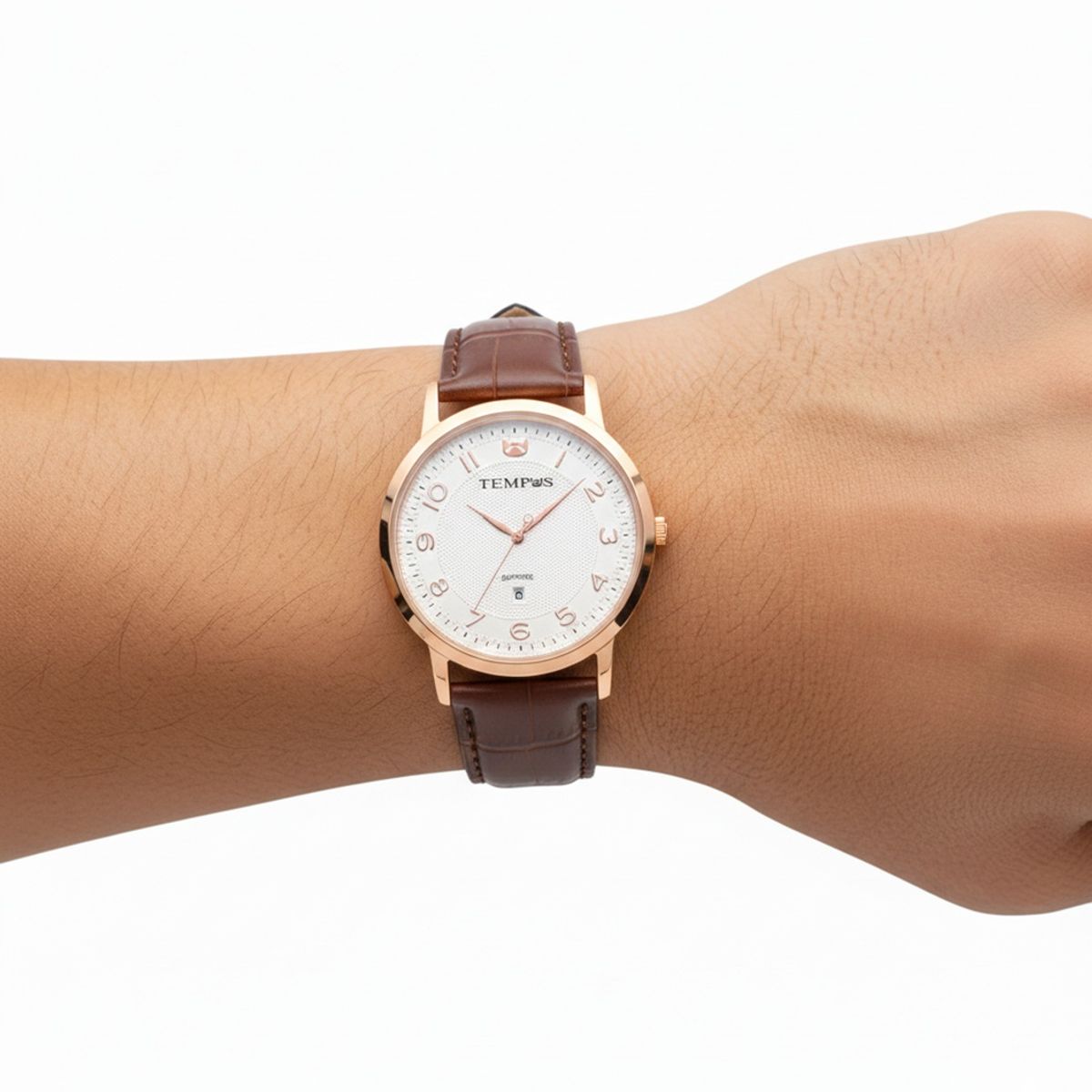 TEMPUS - Reloj Tempus Café Oscuro Para Caballero SMT-230403-04