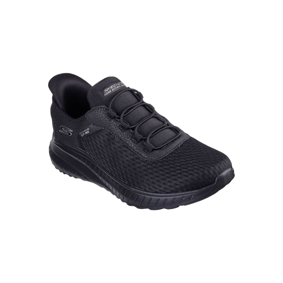 SKECHERS - Tenis Skechers Mujer Bobs Squad Chaos Slip-Ins Negro