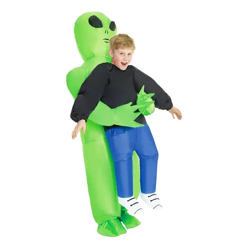 GENERICO - Disfraz Inflable de Alien OVNI para Adulto Halloween