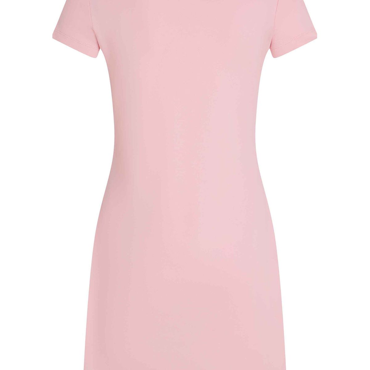 TOMMY HILFIGER - Vestido rosa tipo polo de corte slim Tommy Hilfiger