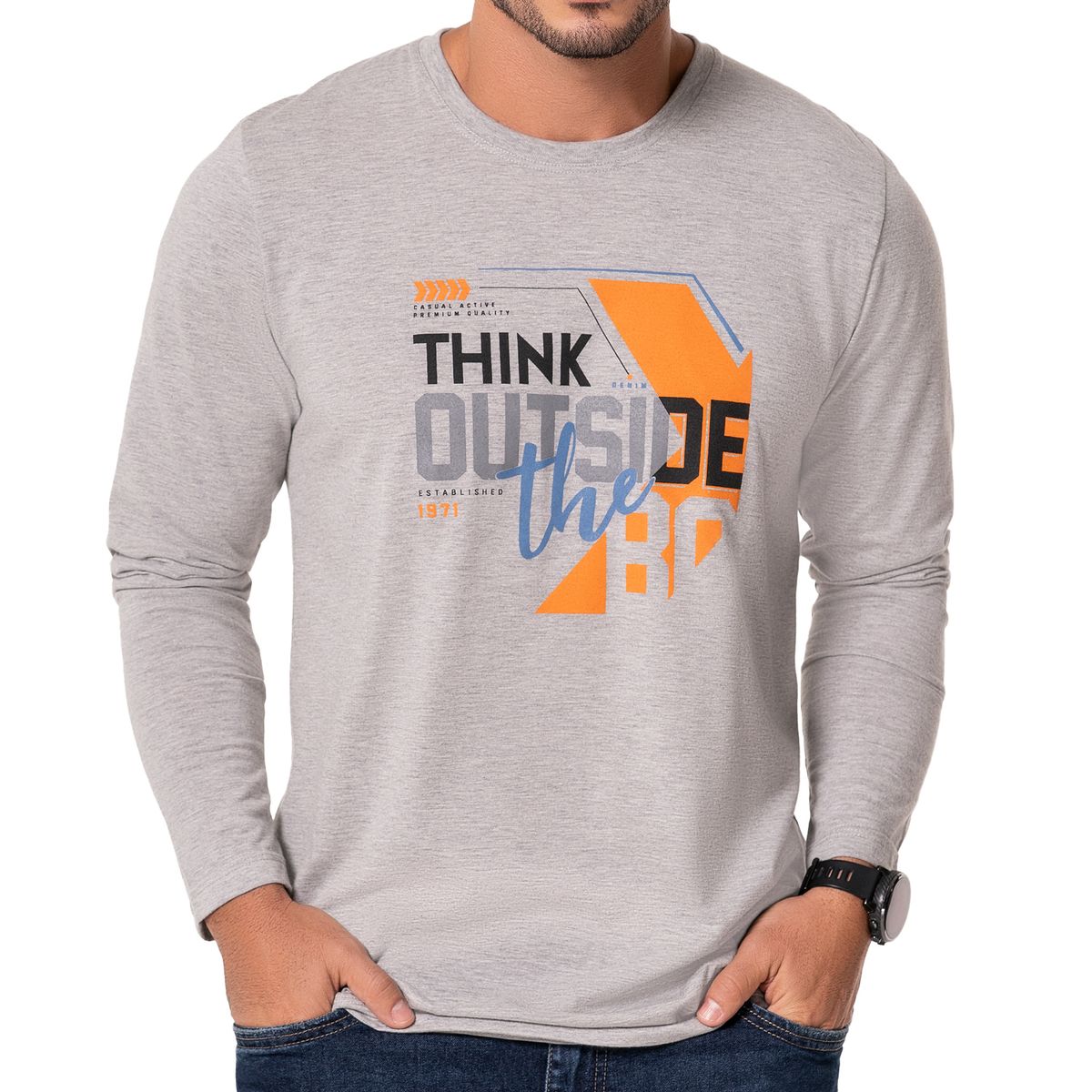 CROYDON - Camibuzo Outside Gris Croydon para Hombre