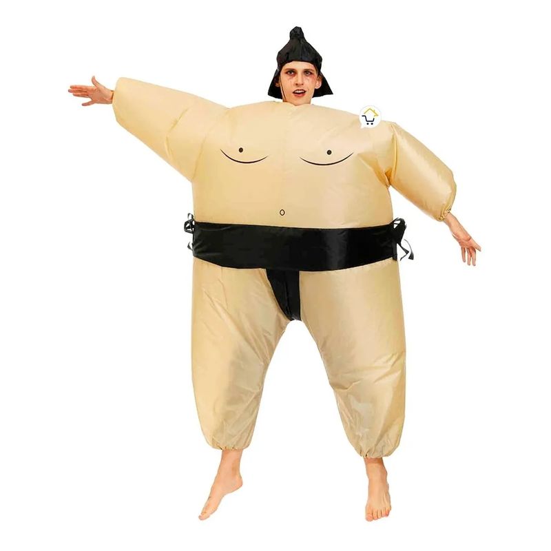 GENERICO - Disfraz Inflable de Luchador de Sumo para Adulto Halloween