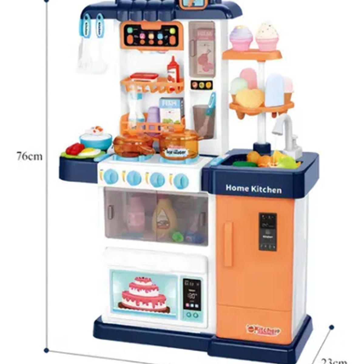 GENERICO - Cocina Infantil Grande Juguete Sonido Accesorios Luzy RefT33