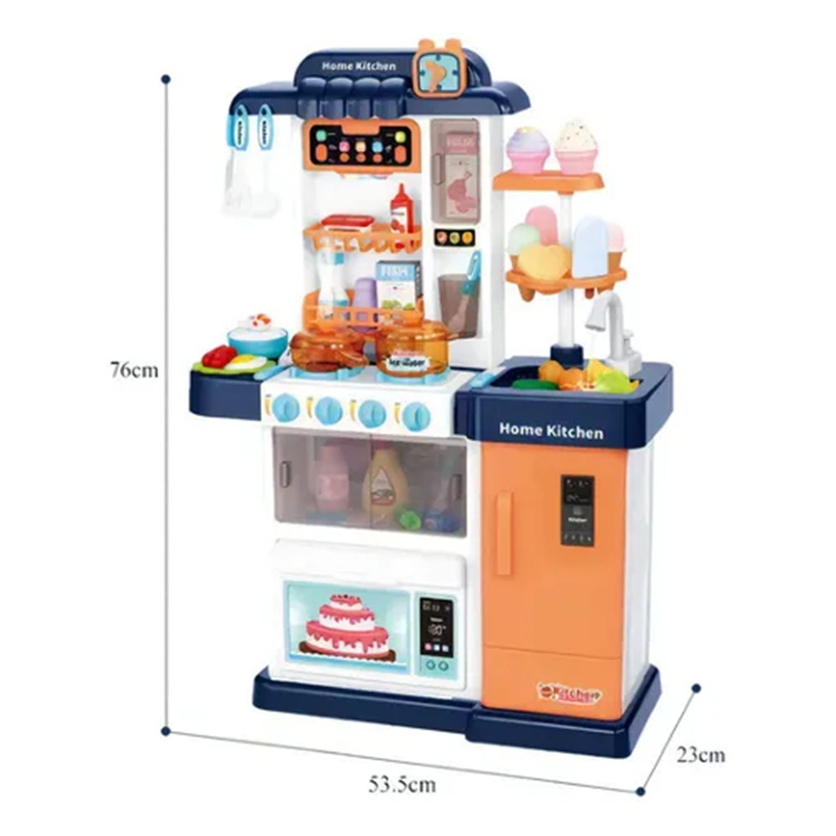 GENERICO - Cocina Infantil Grande Juguete Sonido Accesorios Luzy RefT33