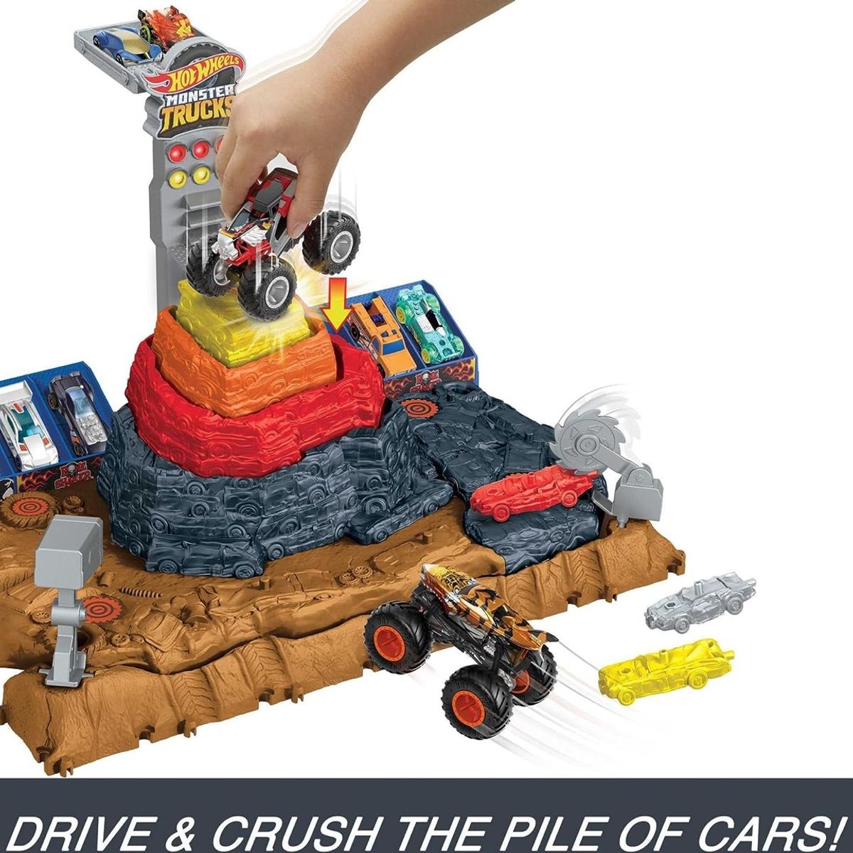 HOT WHEELS - Hot Wheels Pista De Juguete Arena De Demolición Deposito