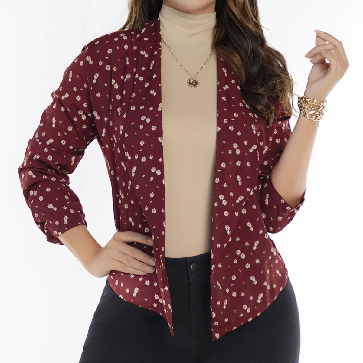 CROYDON - Blazer Marilyn Vino Croydon para Mujer