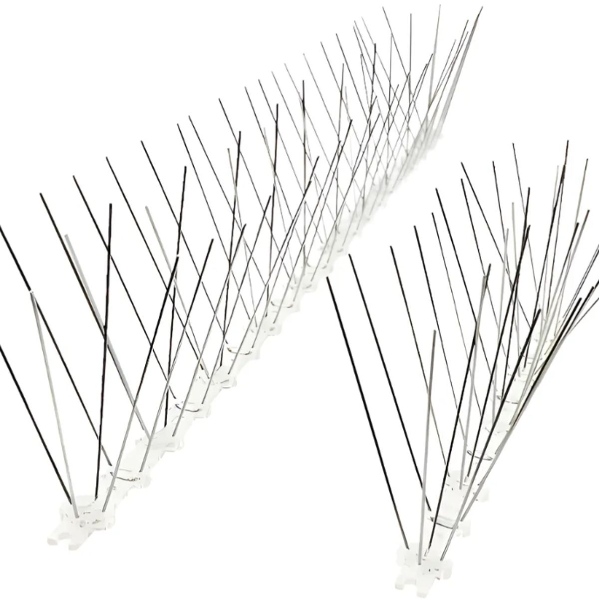 GENERICO - Pinchos Ahuyentadores 50 Cm Barrera De Puas Para Palomas Gris