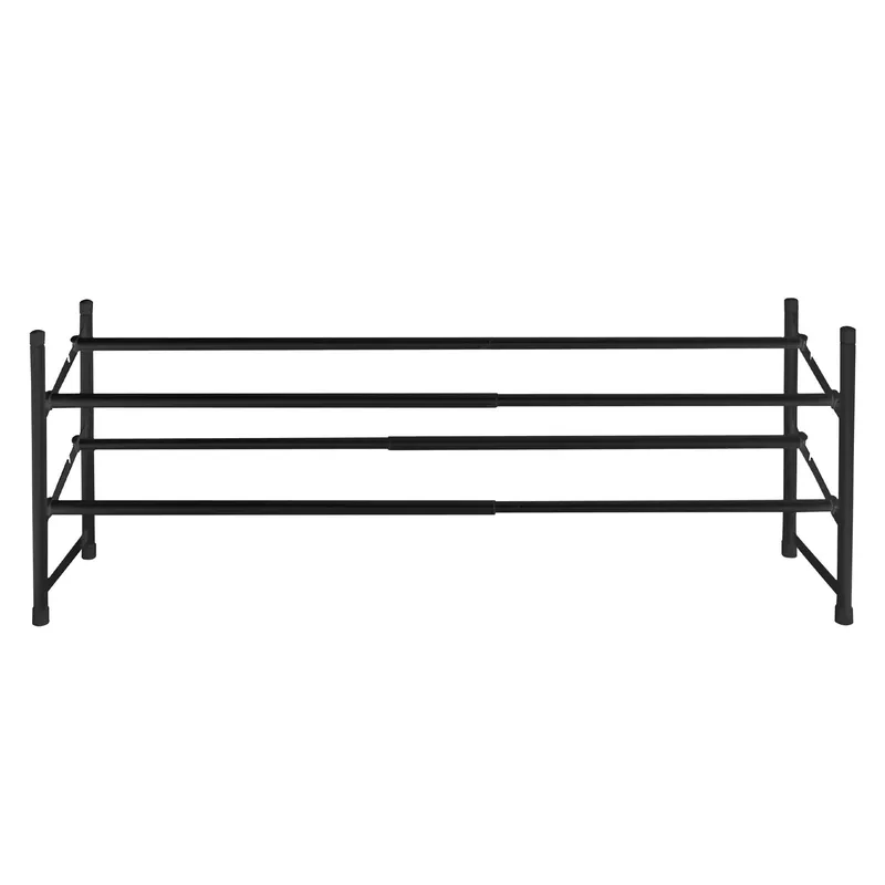 REJIPLAS - Zapatero expandible 2 niveles negro