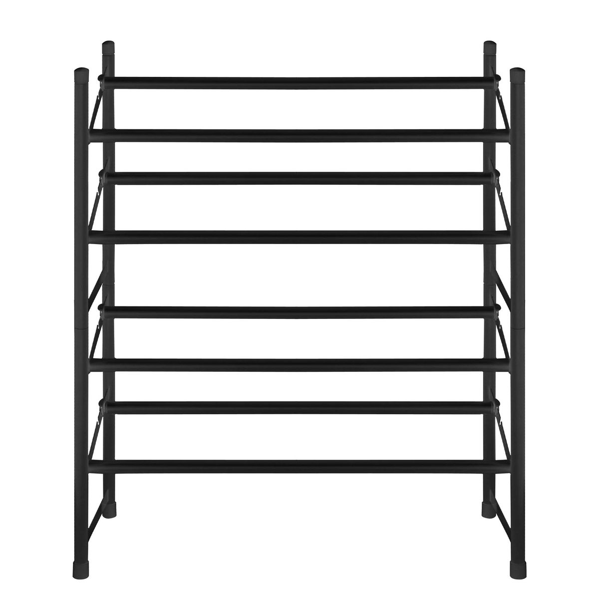 REJIPLAS - Zapatero expandible 2 niveles negro