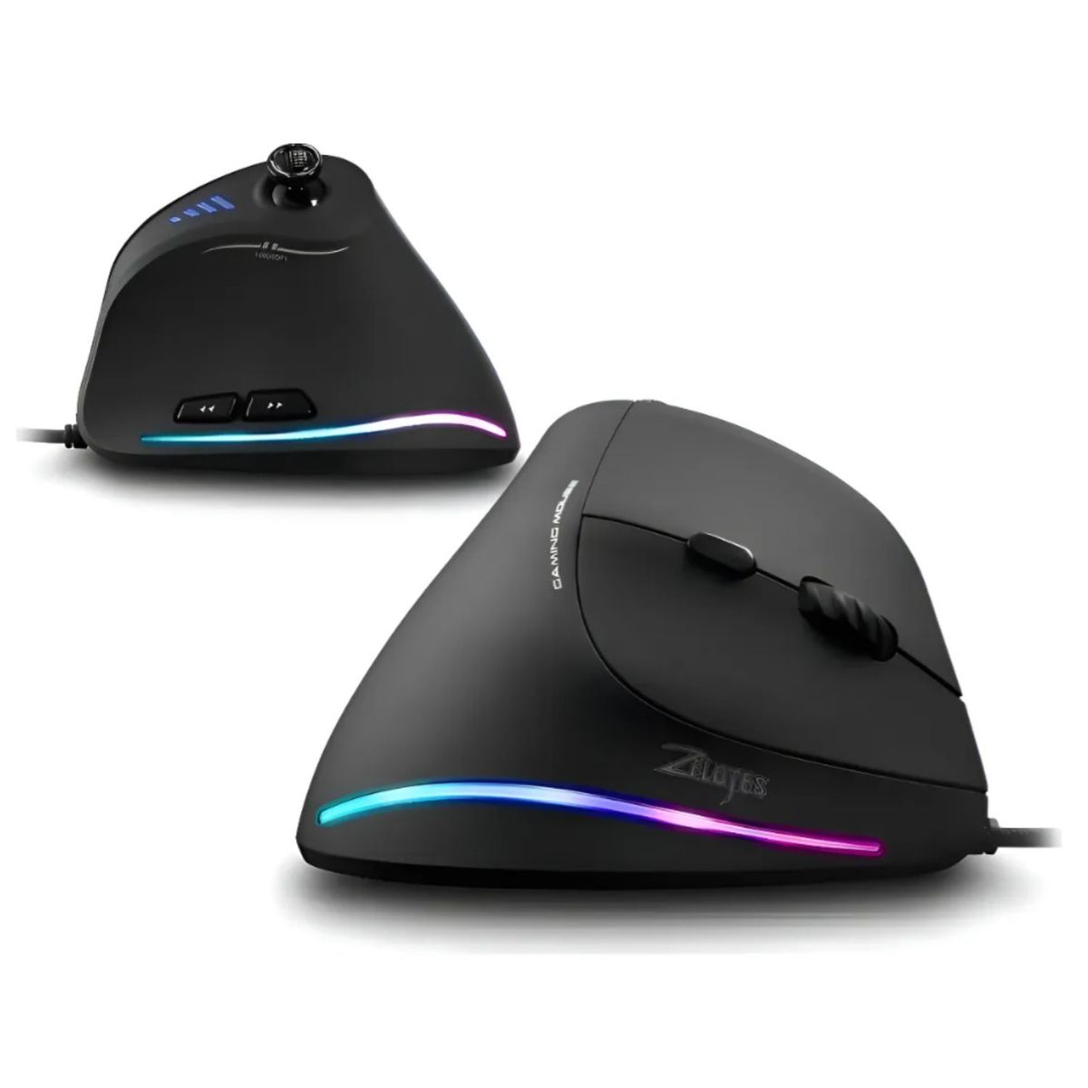 ZELOTES - Mouse Gamer Zelotes C18 Vertical Programable para Juegos