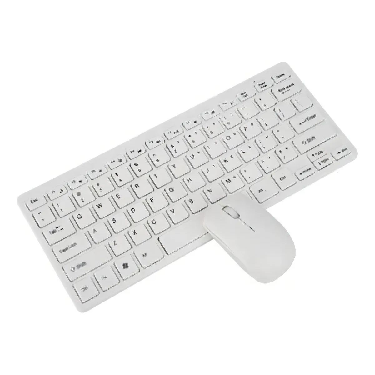 OEM - Combo Teclado Y Mouse Mini Inalámbrico Tipo Mac Slim Teclado