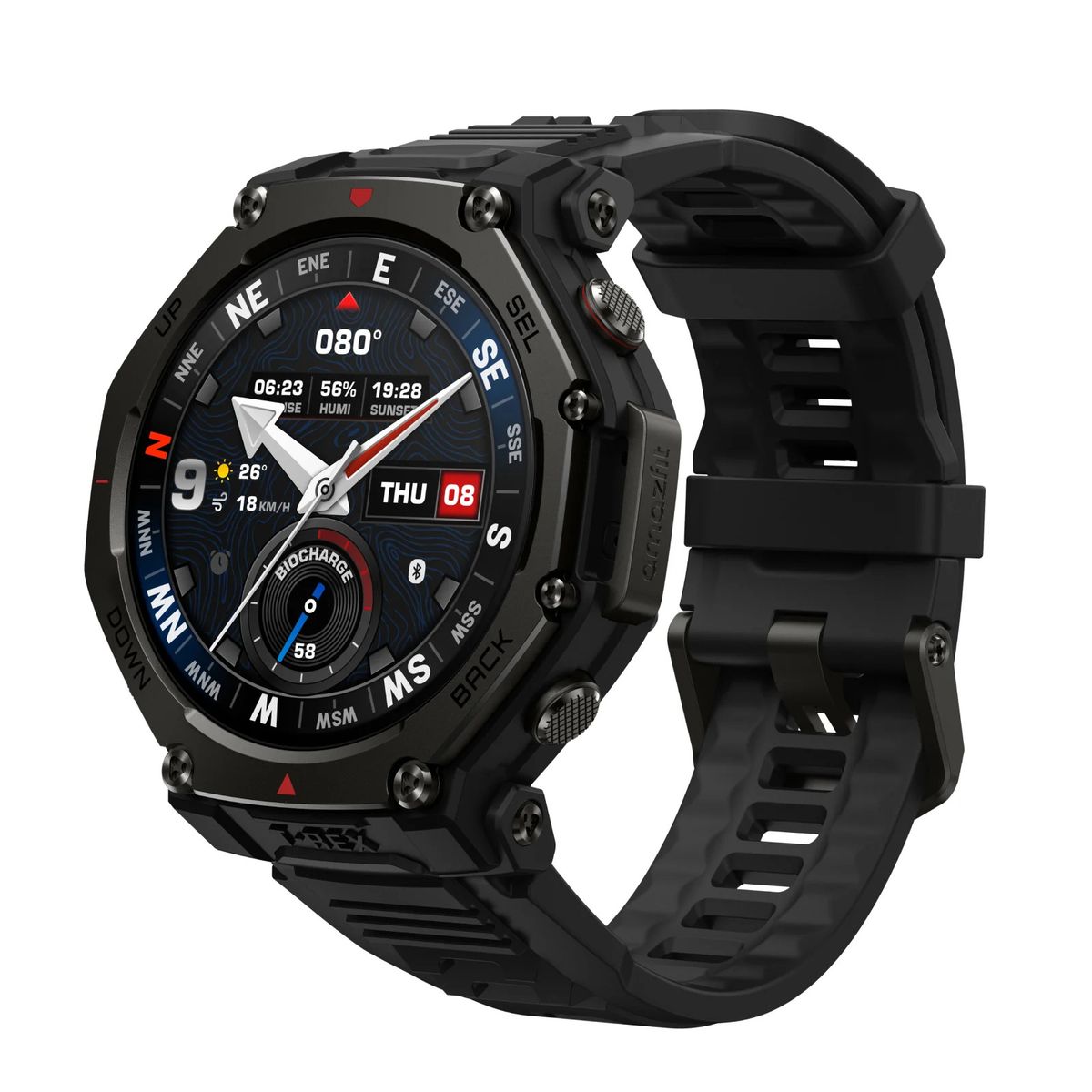 AMAZFIT - Reloj Smartwatch Inteligente Amazfit T-rex 3 Pro 48mm Sapphire Amoled