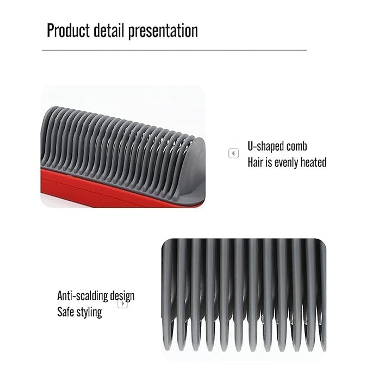 GENERICO - Cepillo alisador de pelo