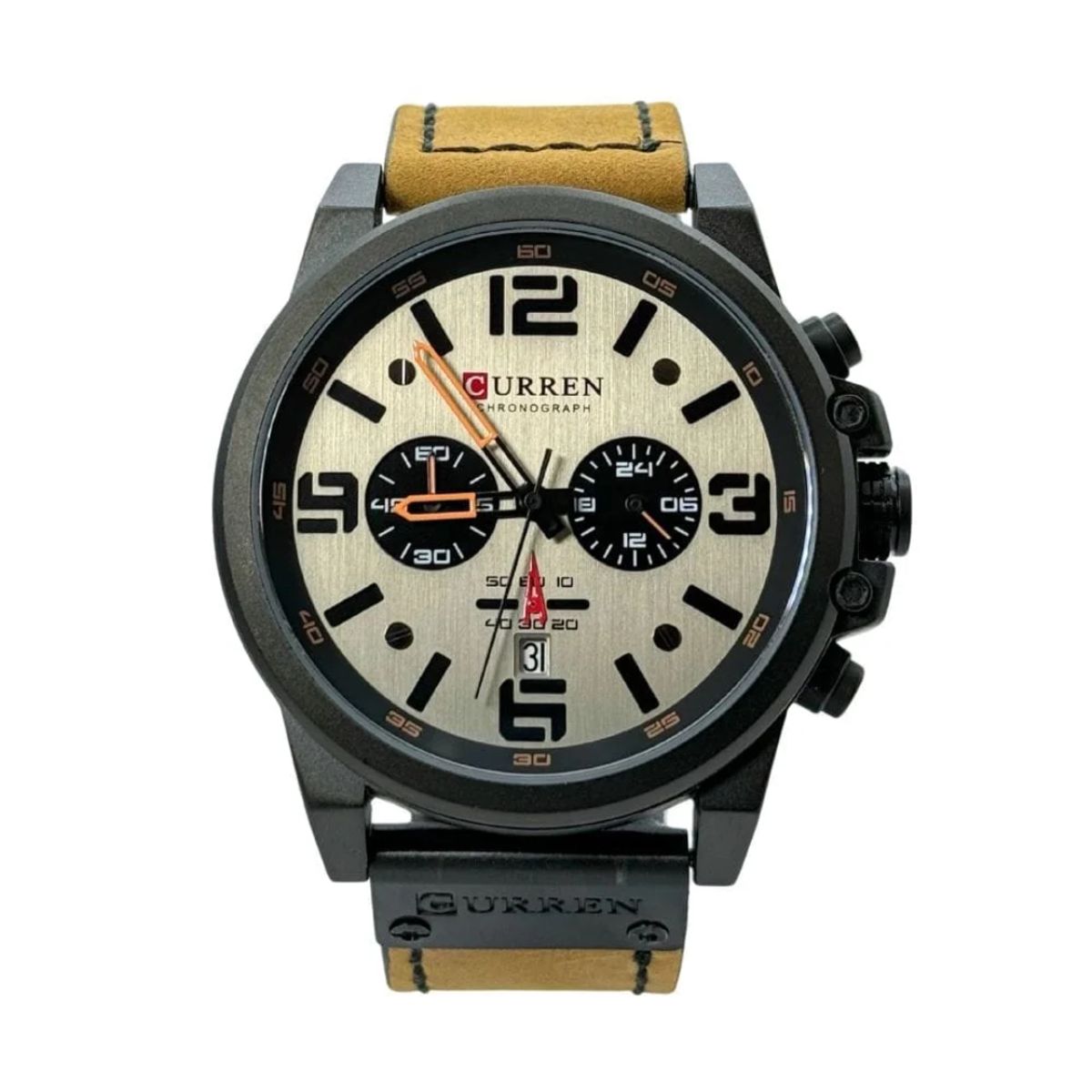 CURREN - Reloj Curren 8314 Cronógrafo En Cuero Marron Para Hombre