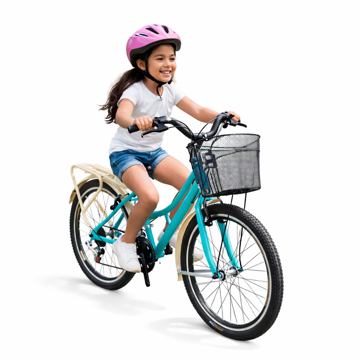 SFORZO - Bicicleta Playera Rin 24 18 Cambios