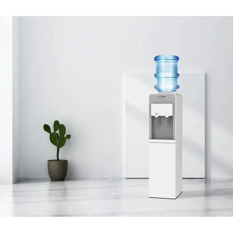 VOLK - Dispensador Agua De Piso Volker Bd509 Agua Caliente Fría Gris