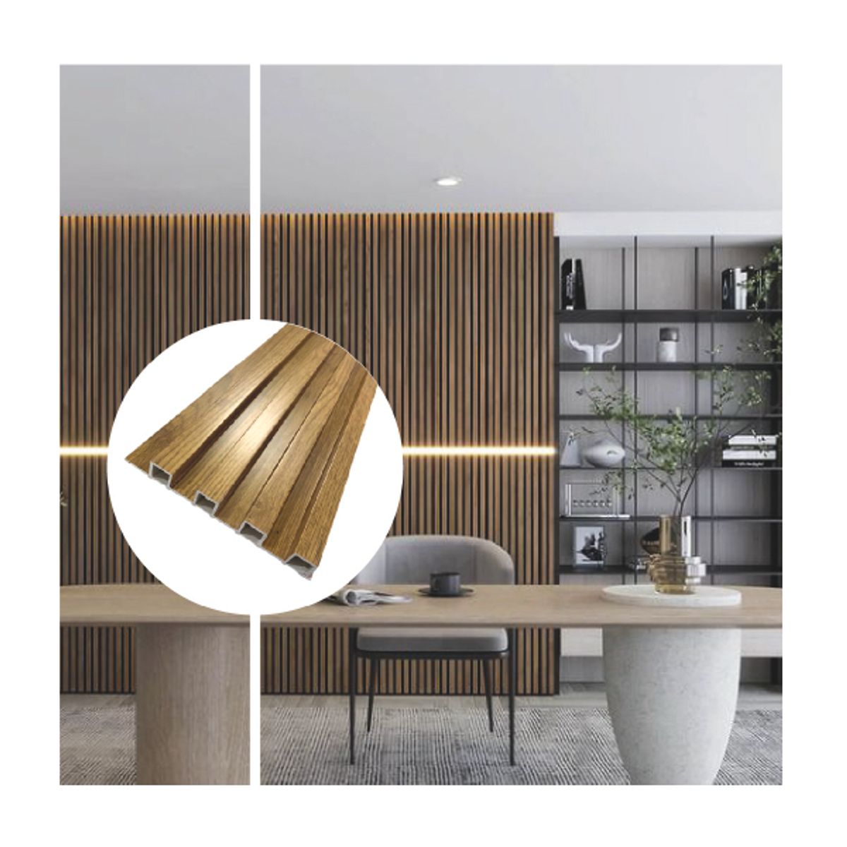 GENERICO - PANELES WPC REVESTIMIENTO DE PAREDES Y TECHOS USO INTERIOR