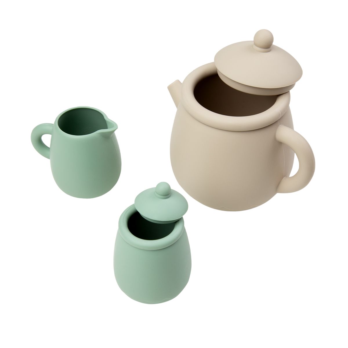 CARESTINO - Set de Té de Silicona Mix de Colores