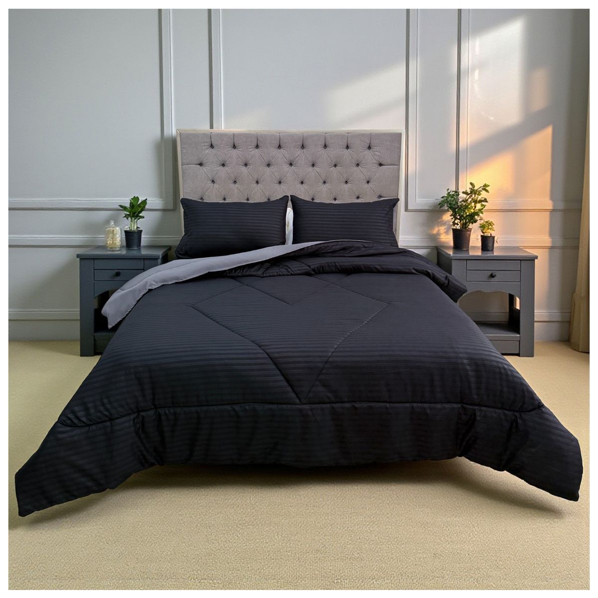 HOGARETO - Edredón Doble Faz Cama Doble 140x190cm