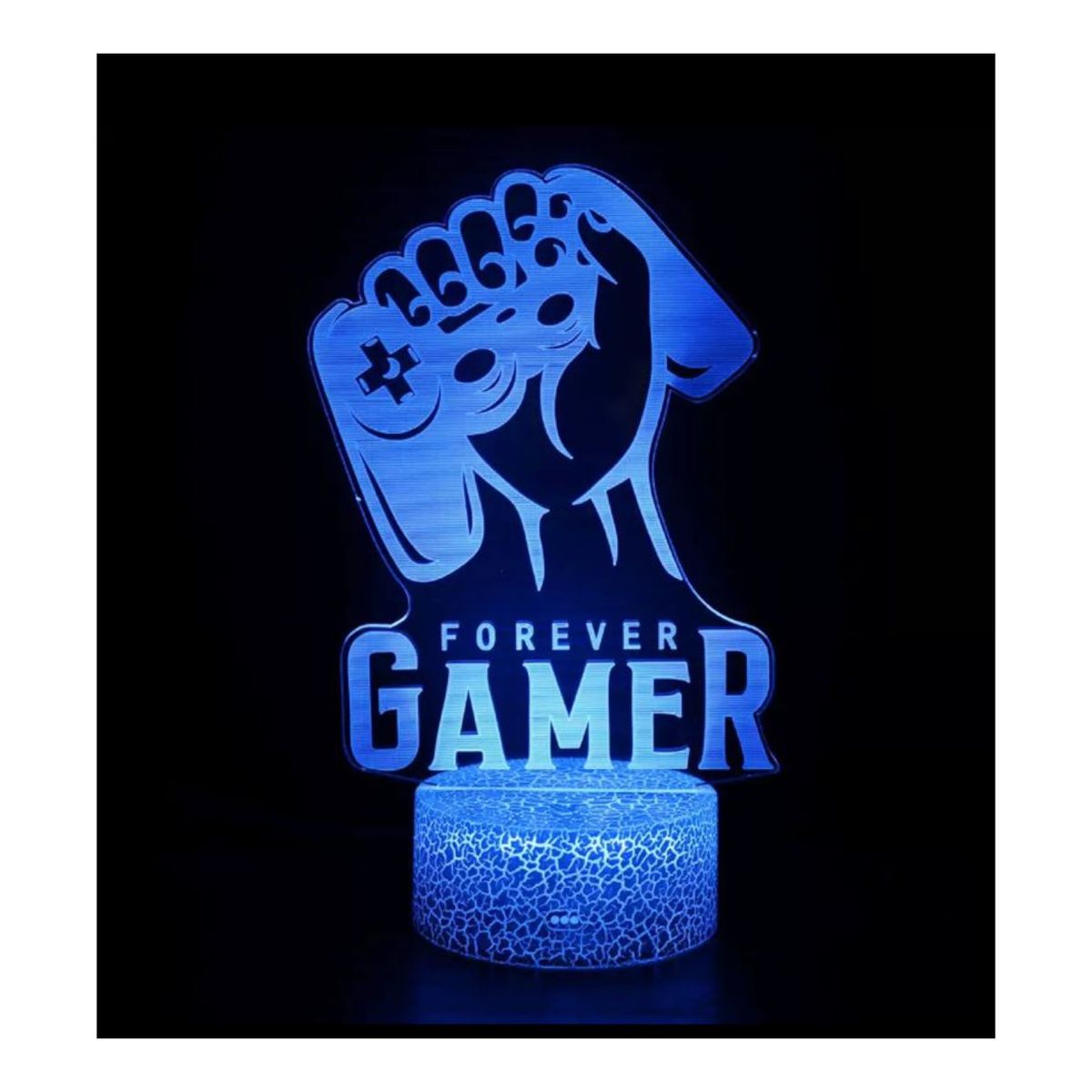 GENERICO - Lampara Decorativa Gamers De Mano Rgb + Control
