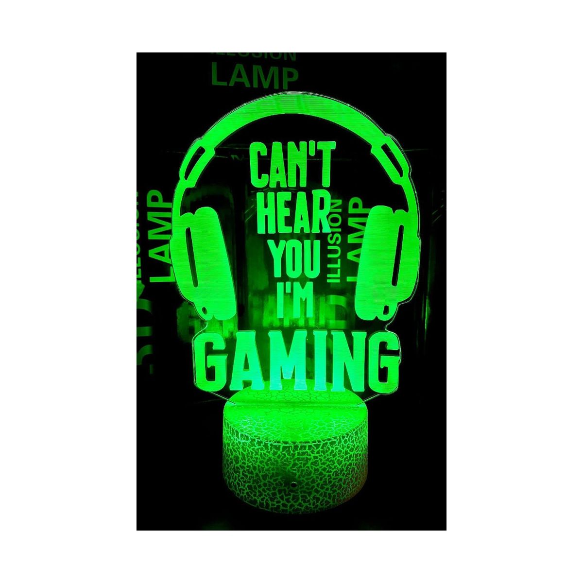 GENERICO - Lampara Decorativa Gamers De Diadema Rgb + Control