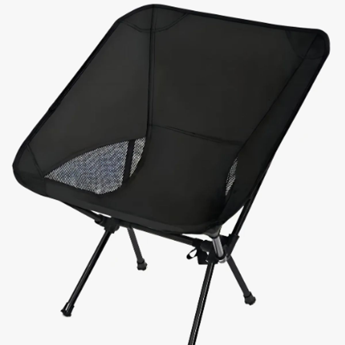 GENERICO - Silla Plegable Atikus Camping Liviana Resistente Color Negro