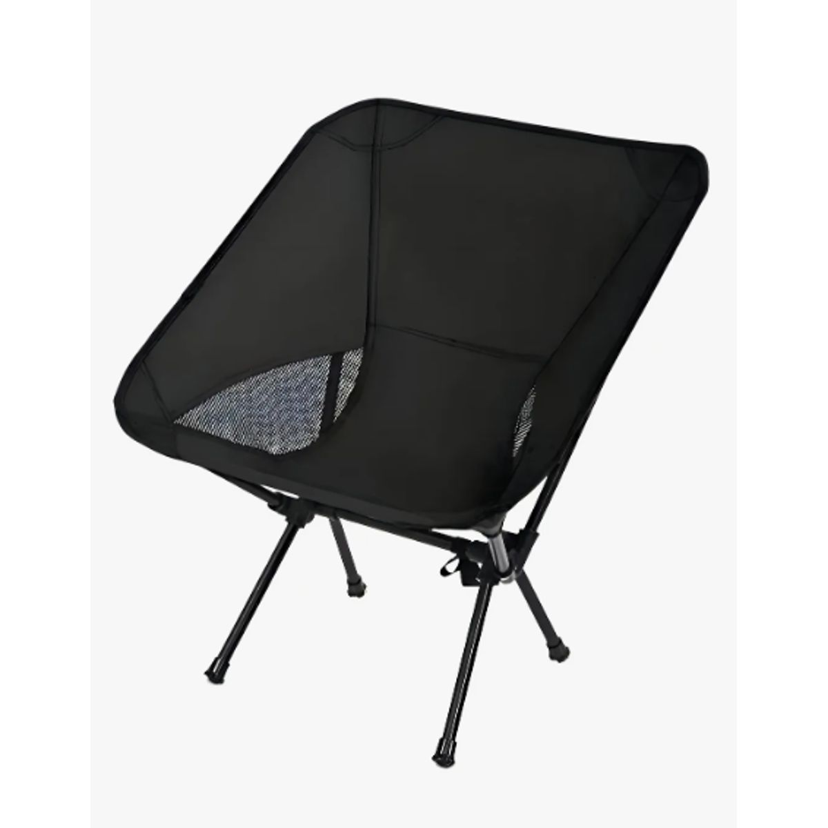 GENERICO - Silla Plegable Atikus Camping Liviana Resistente Color Negro