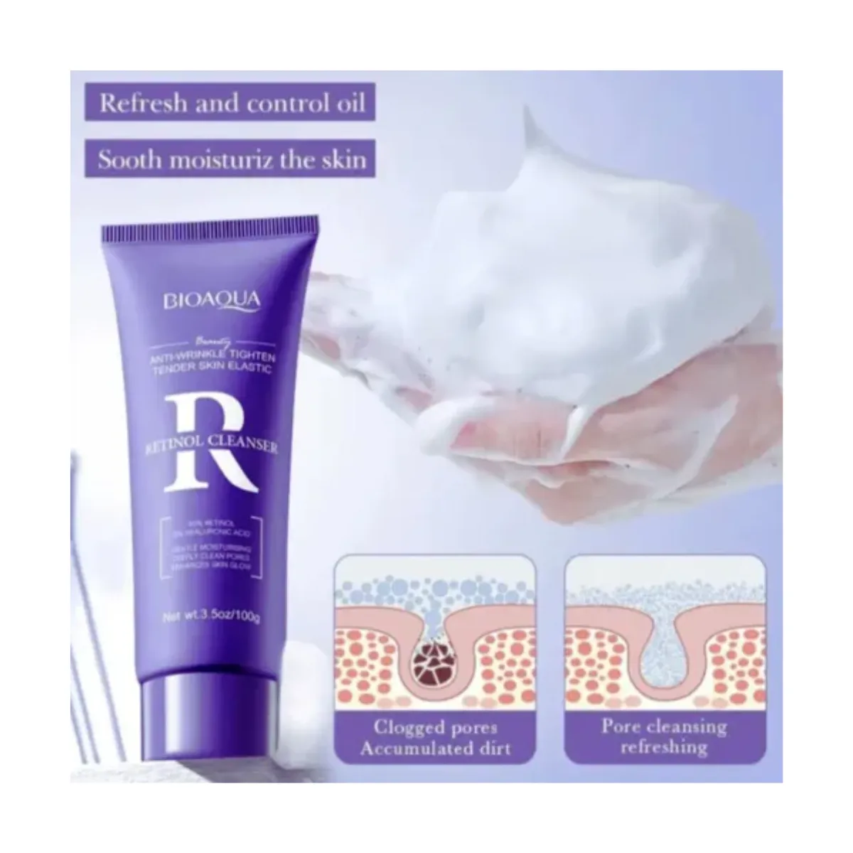 BIOAOUA - Bioaqua Jabón Hidratación Intensiva De Retinol -Todo Tipo De Piel DN