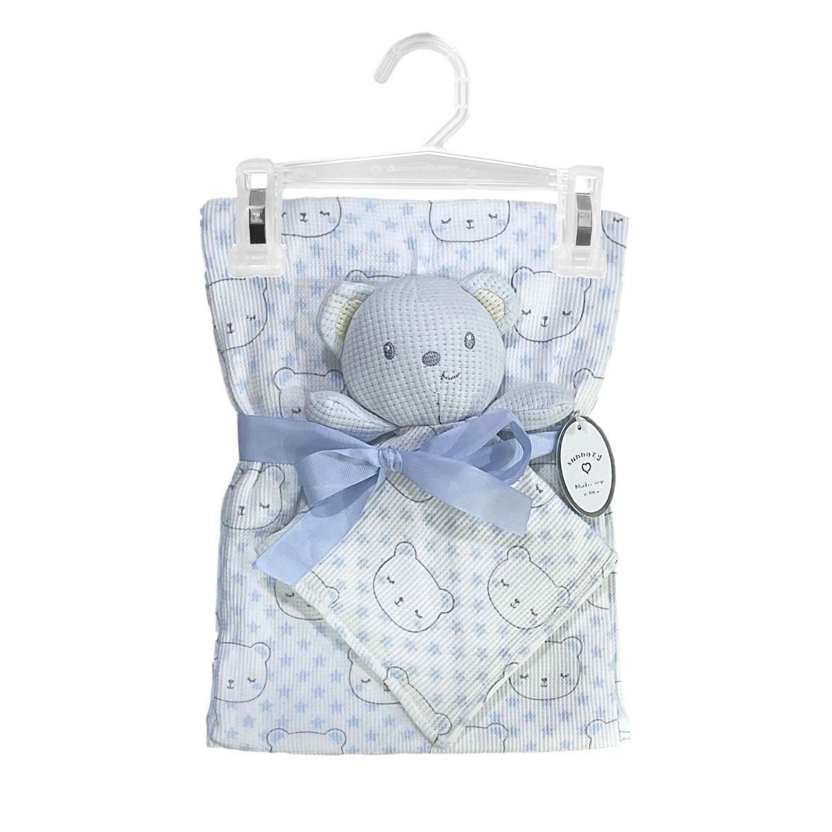 MUNDO BEBE - Cobertor Cobija Bebe Antialérgica Con Peluche De Apego