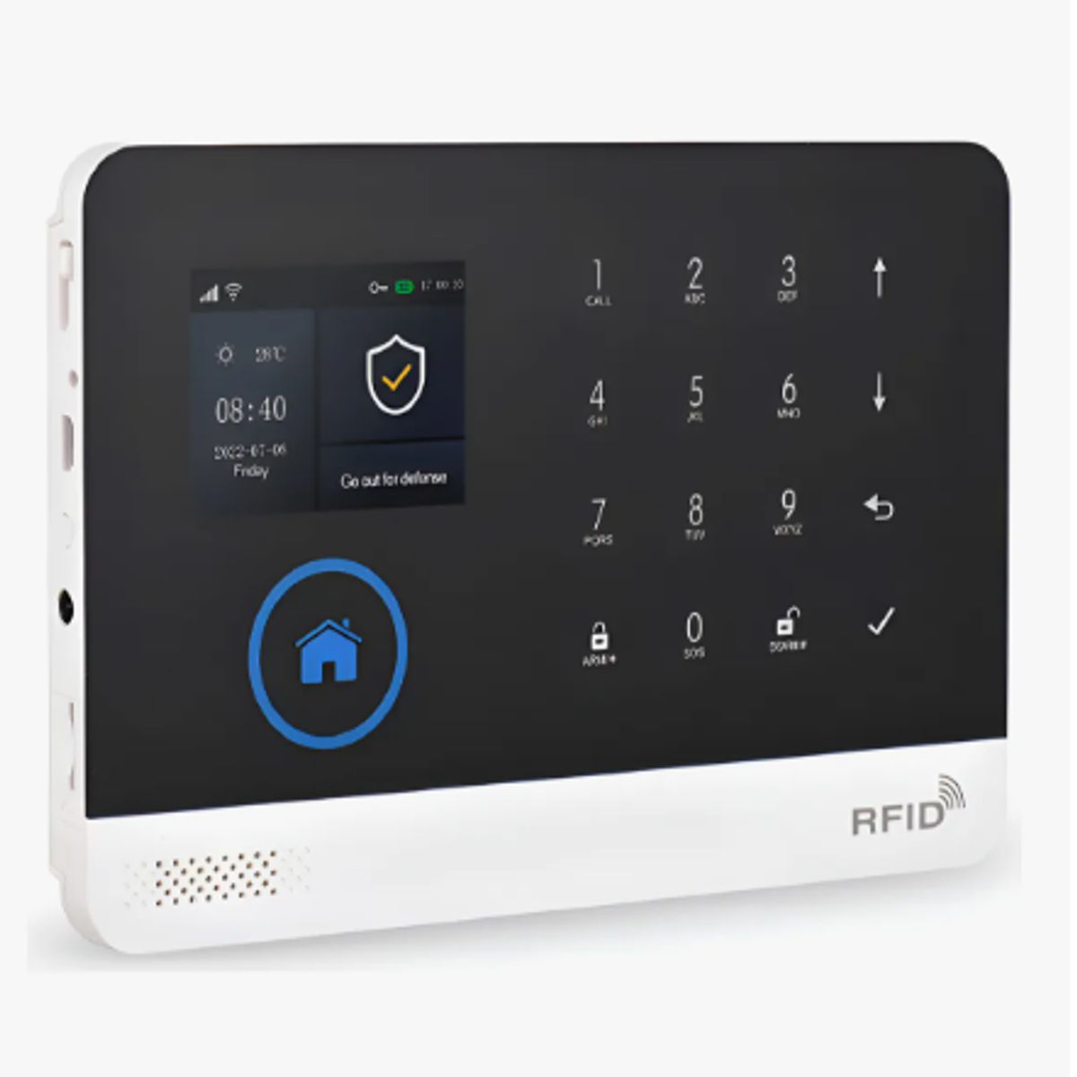 GENERICO - Kit Alarma Para Casa Inalámbrica Wifi 4g - Ultima Version Blanco