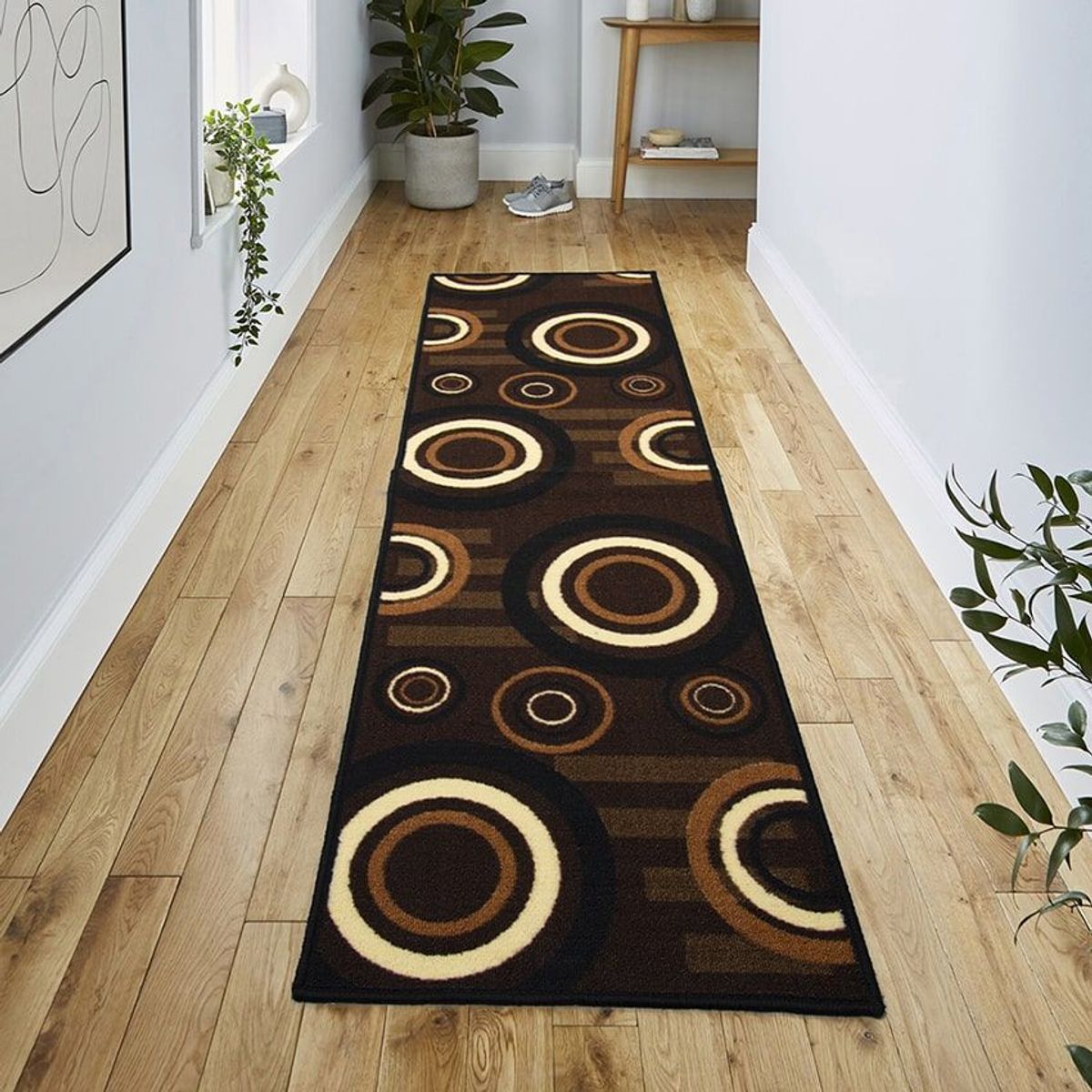 MITAPETE COM - Tapete Alfombra Camino Antideslizante 50 X 210cms Cafe