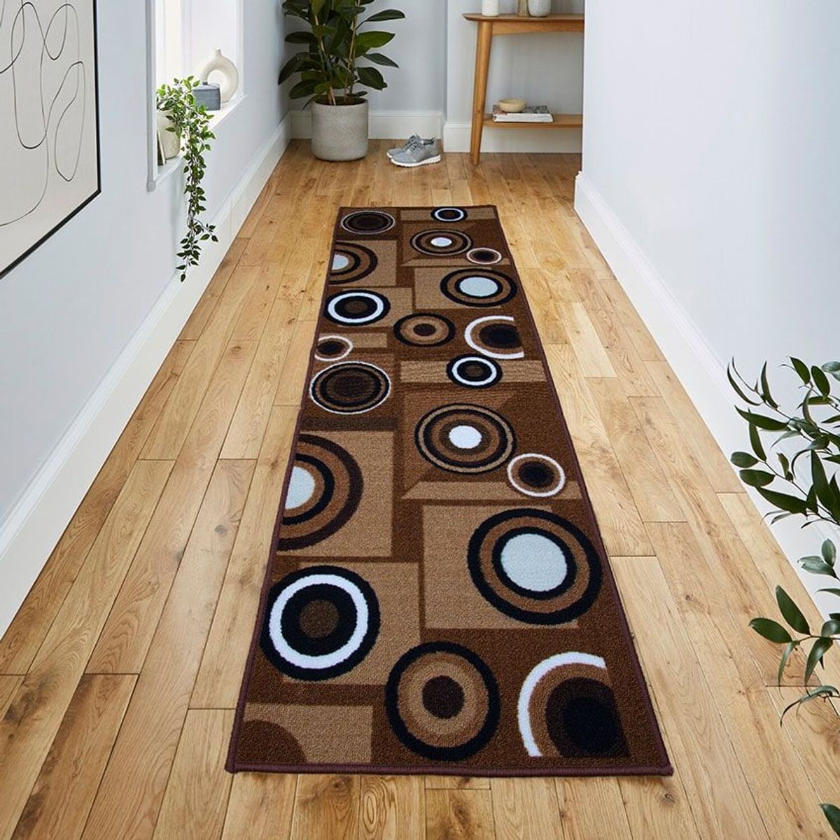 MITAPETE COM - Tapete Alfombra Camino Antideslizante 50 X 210cms Café