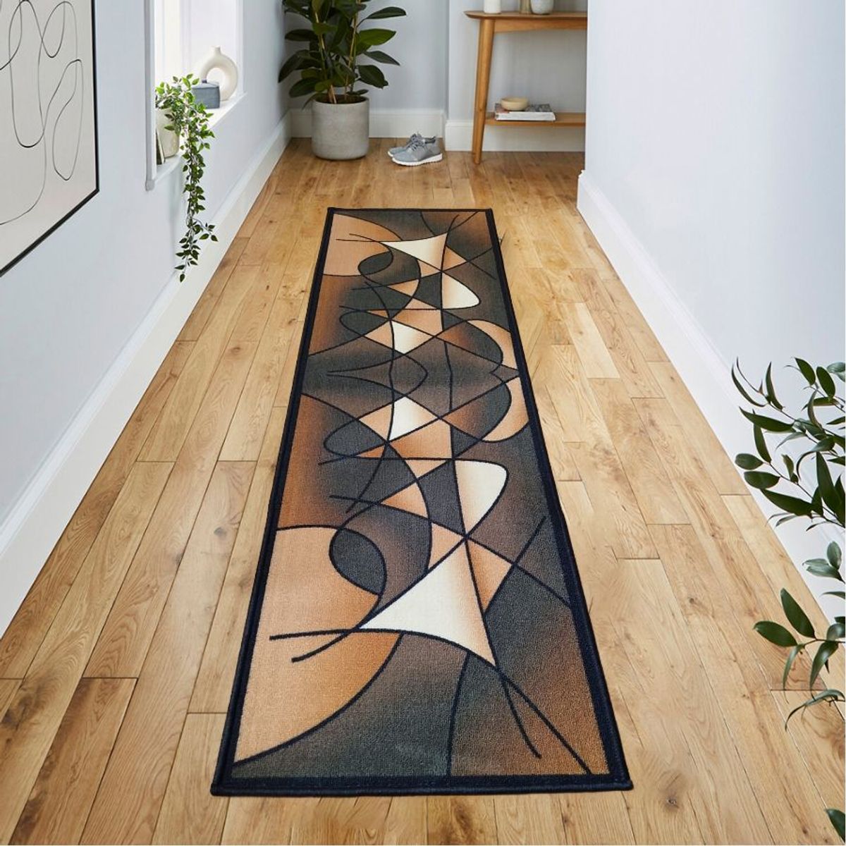 MITAPETE COM - Tapete Alfombra Camino Antideslizante 50 X 210cms Beige