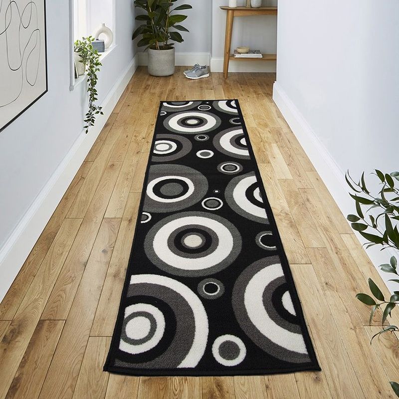 MITAPETE COM - Tapete Alfombra Camino Antideslizante 50 X 210cms Negro