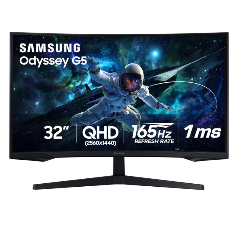 SAMSUNG - Monitor Curvo 32 Samsung Odyssey G55c Series Qhd 165hz