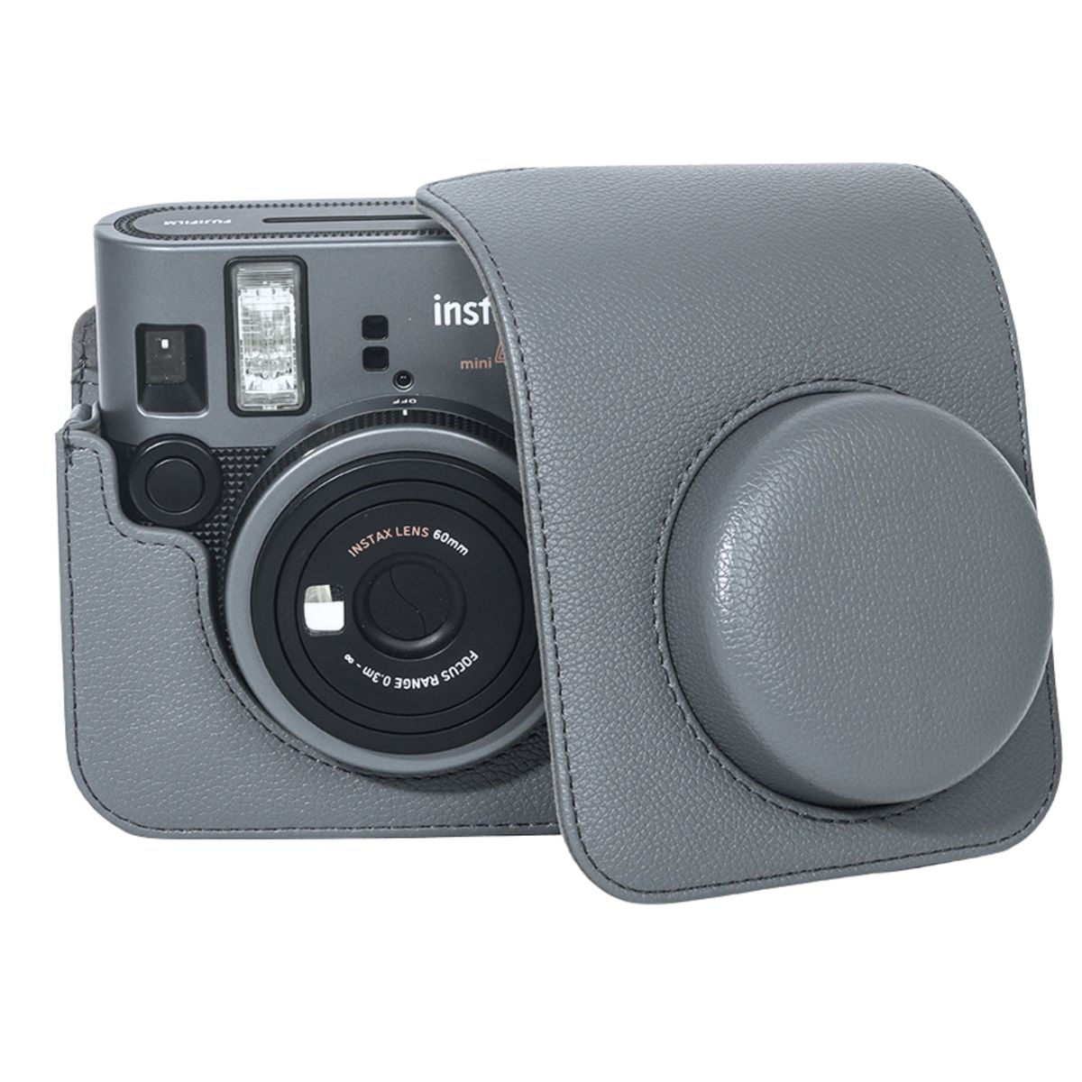 GENERICO - Estuche Para Cámara Instantánea Fujifilm Instax Mini 41 Gris