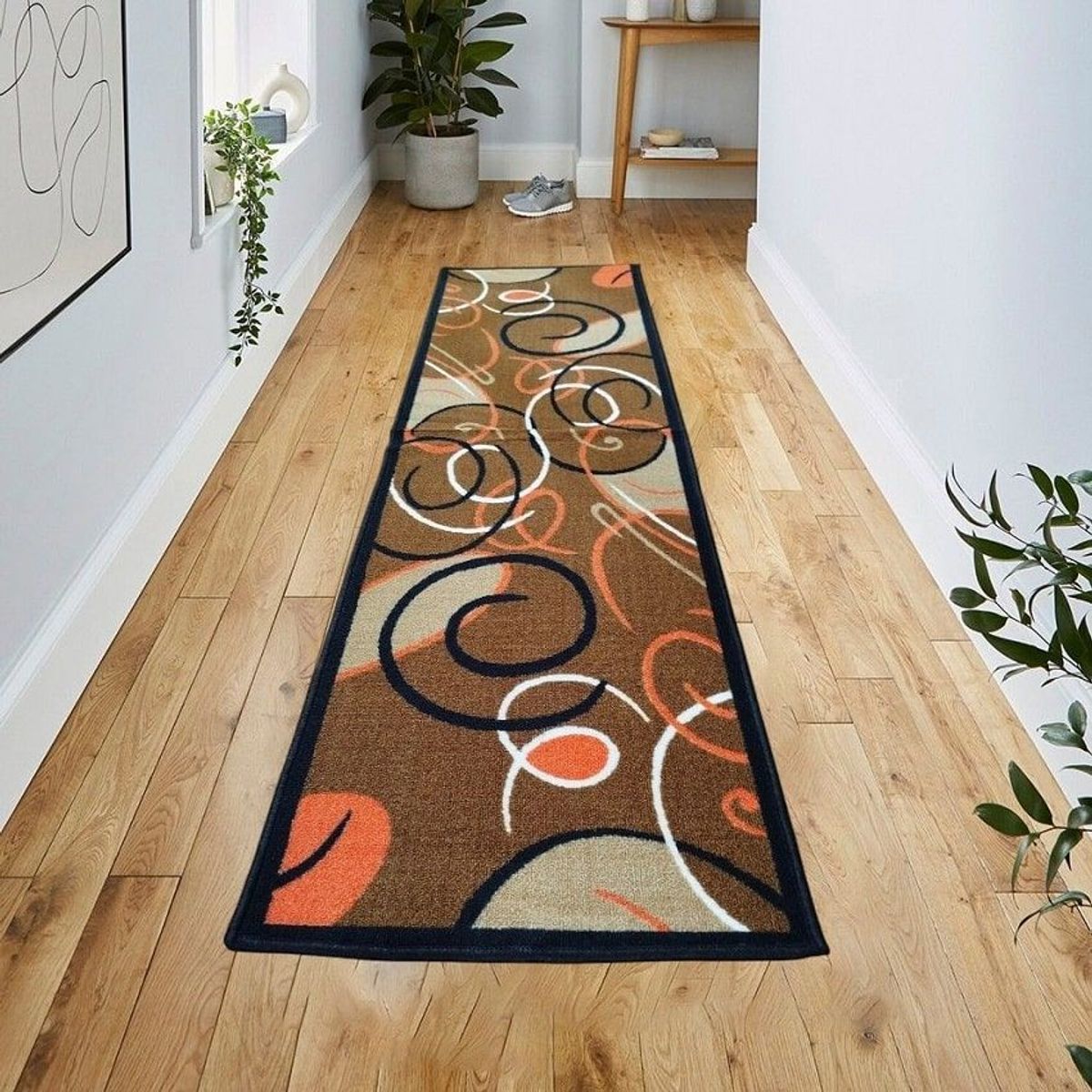 MITAPETE COM - Tapete Alfombra Camino Antideslizante 50 X 210cms Naranja