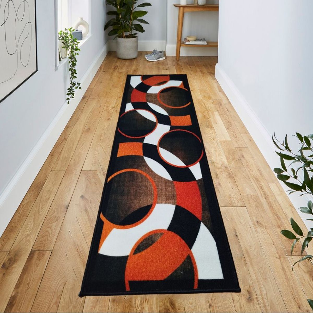 MITAPETE COM - Tapete Alfombra Camino Antideslizante 50 X 210cms Naranja