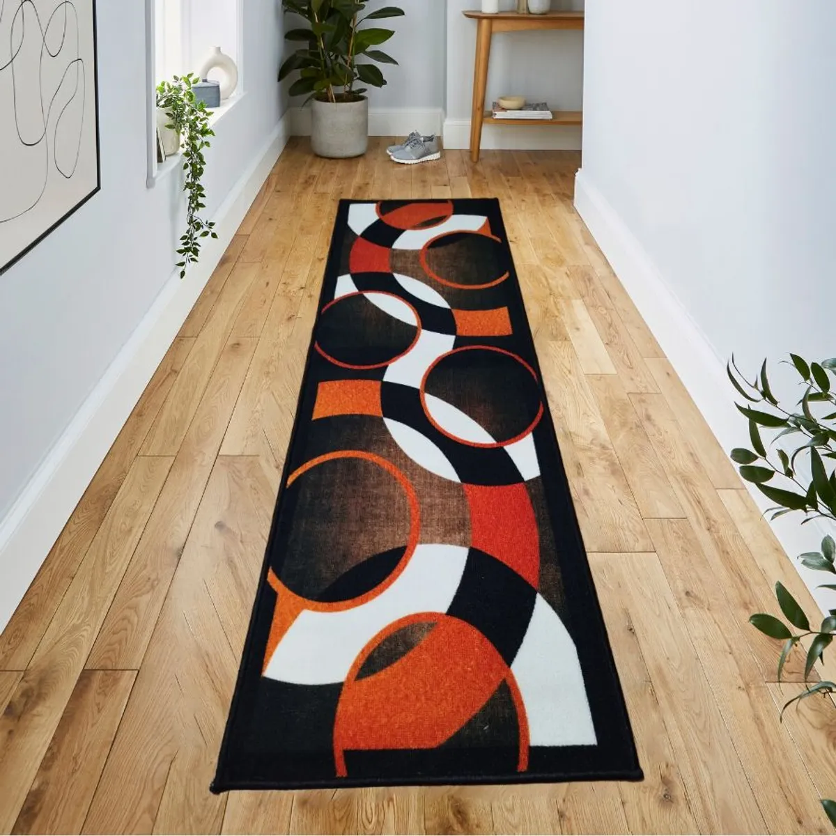MITAPETE COM - Tapete Alfombra Camino Antideslizante 50 X 210cms Naranja