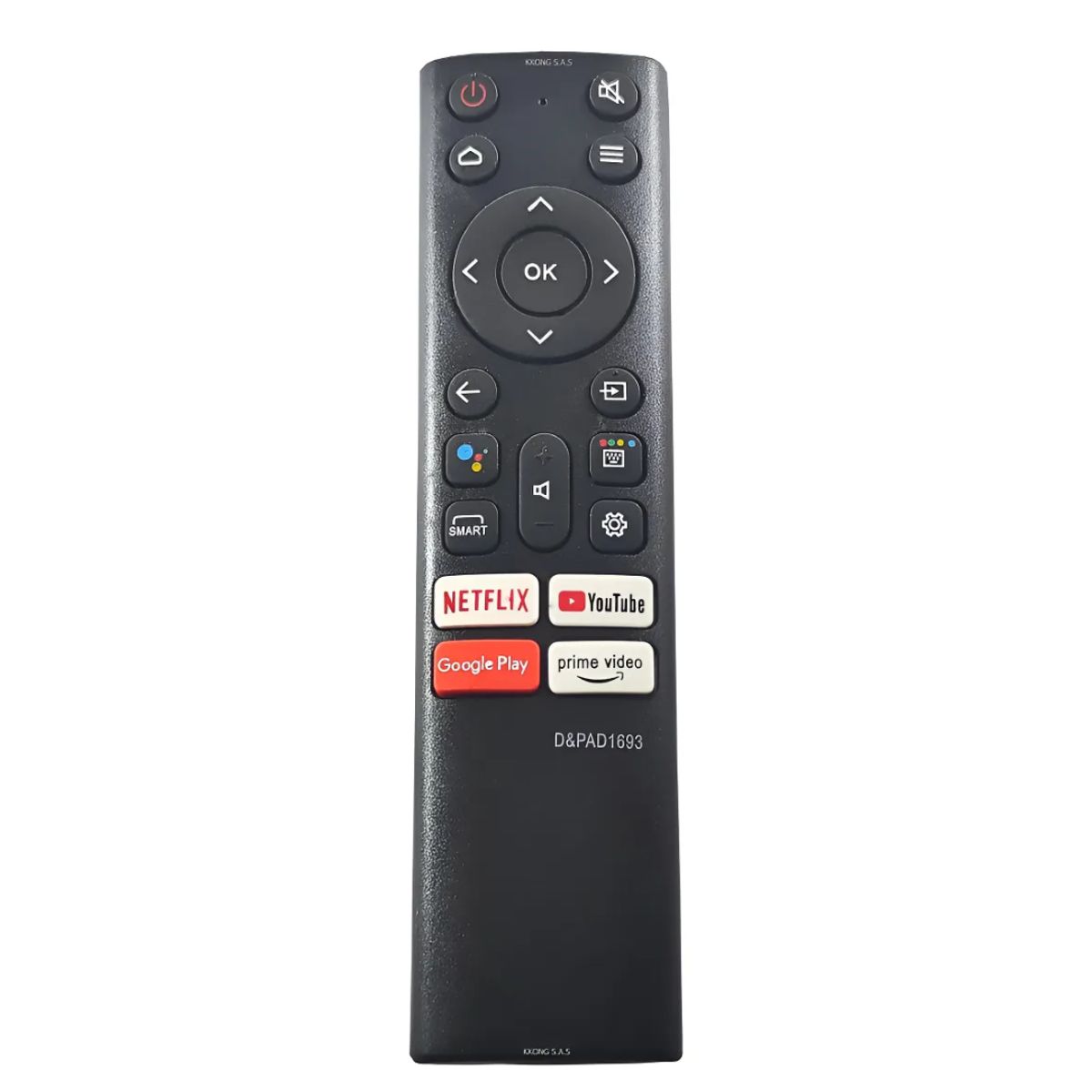 GENERICO - Control Remoto Smart Para Tv Televisor Kalley Negro