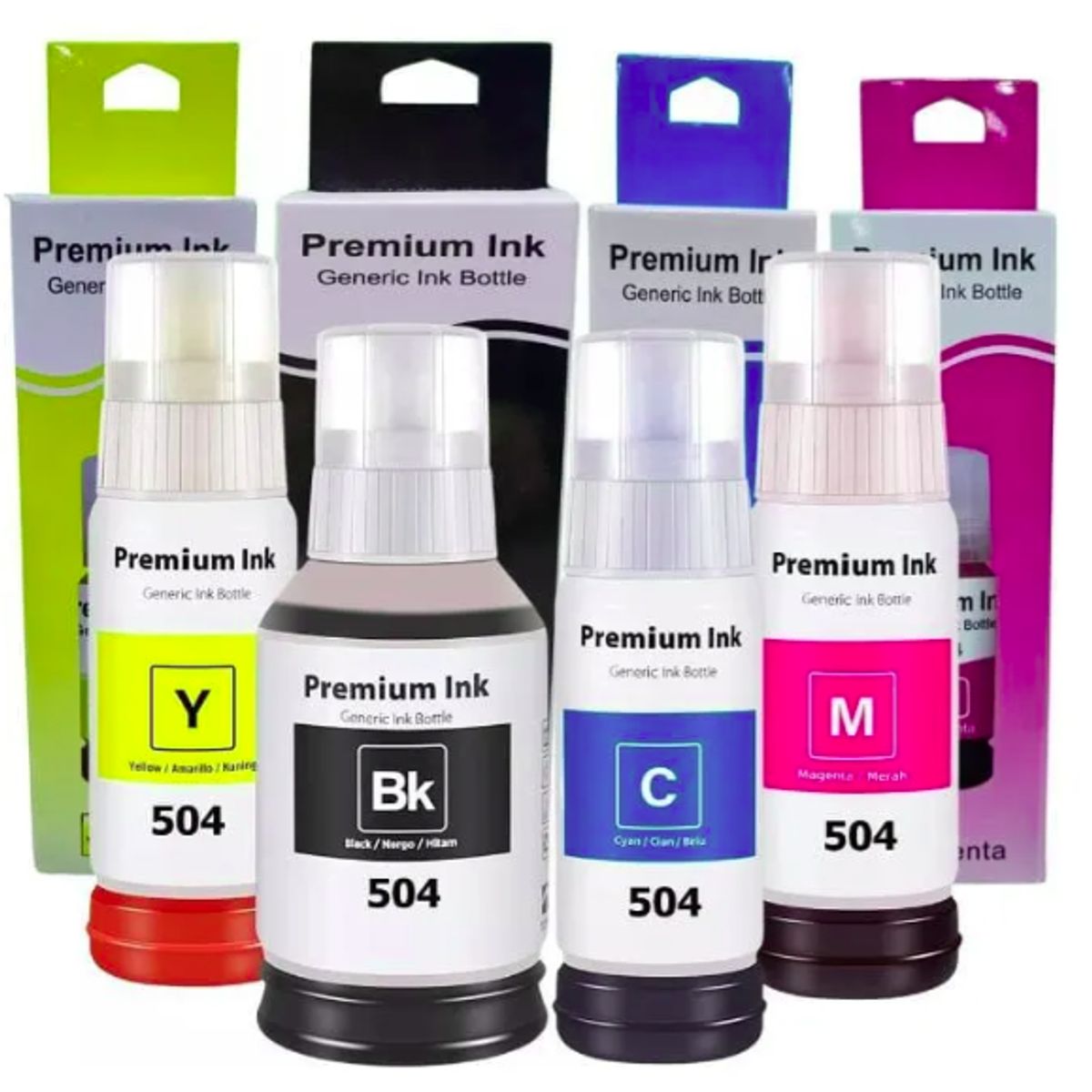 GENERICO - 4 Tintas Para Epson 504 Generica Para epson epson L4260 L14160