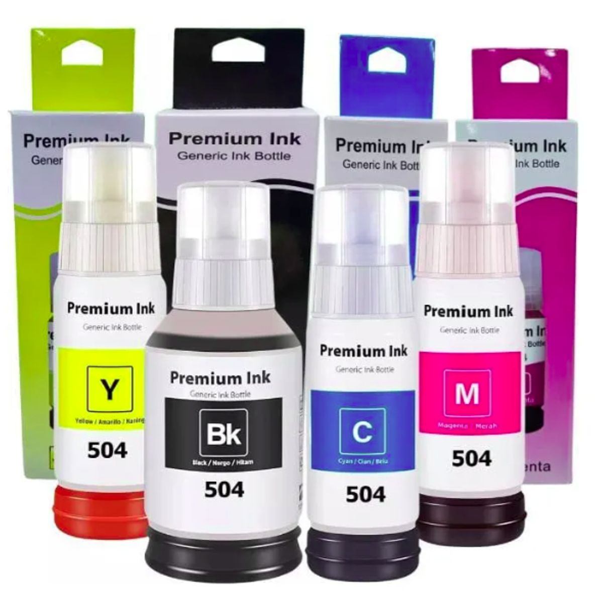 GENERICO - 4 Tintas Para Epson 504 Generica Para epson epson L4260 L14160