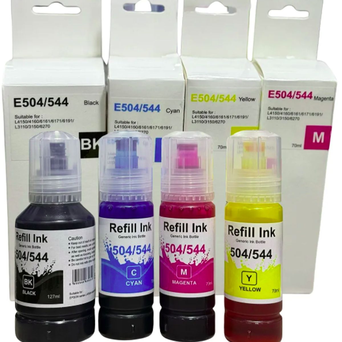 GENERICO - 4 Tintas Para Epson 504 Generica Para epson epson L4260 L14160