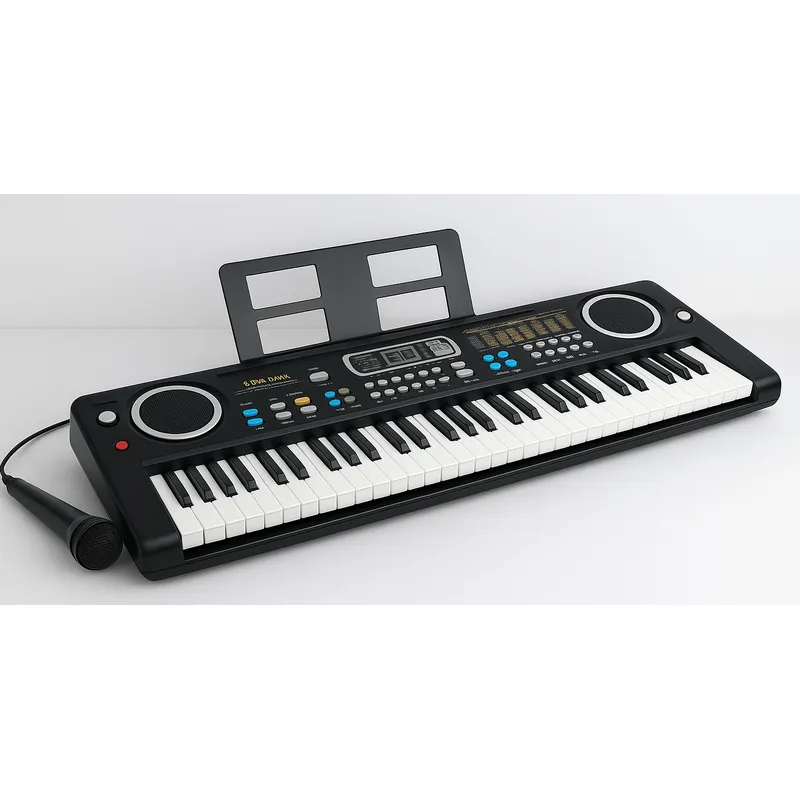 OEM - Piano Organeta Electronico Recargable 61 Teclas Micrófono