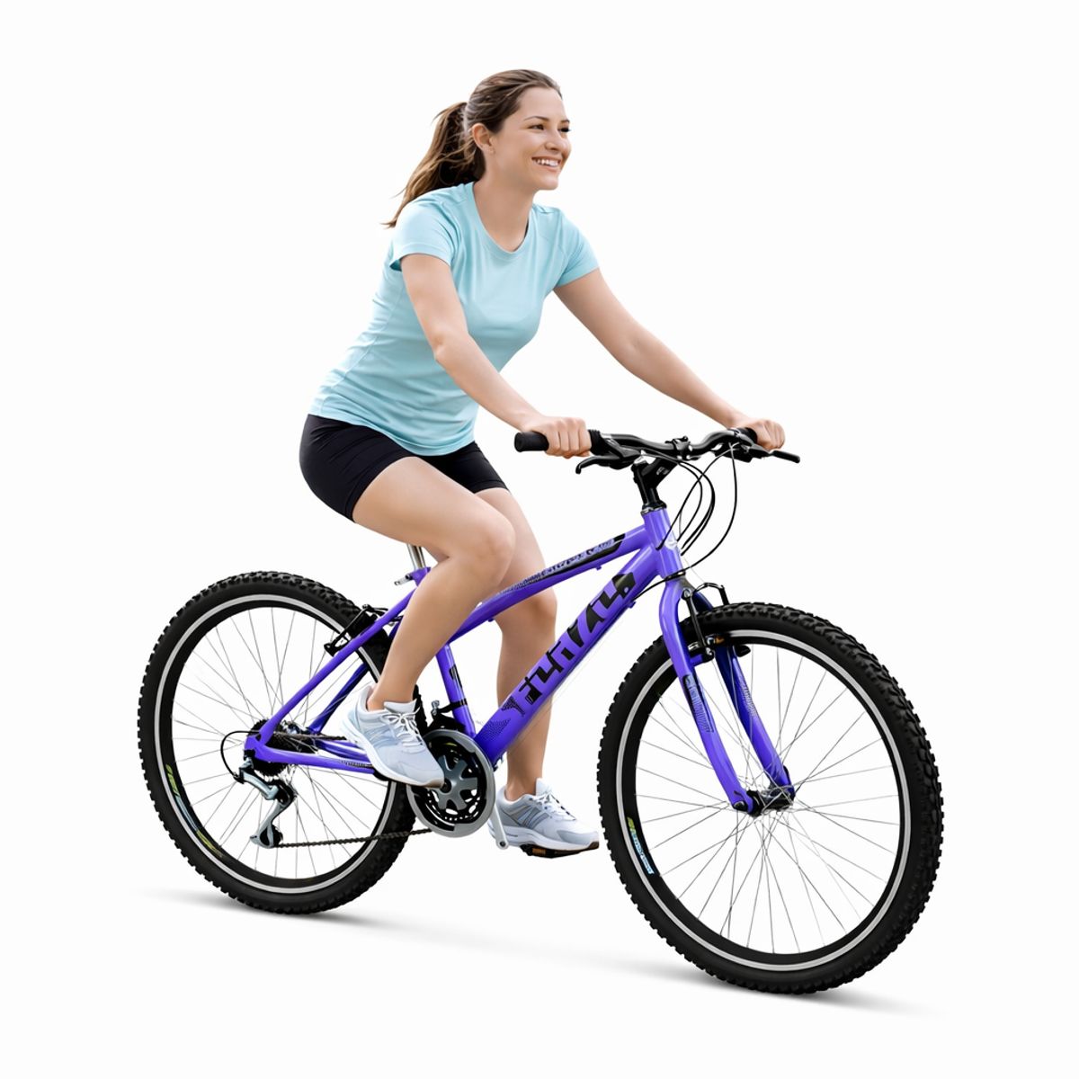 SFORZO - Bicicleta Dama Rin 26 Doble Pared 18 Cambios