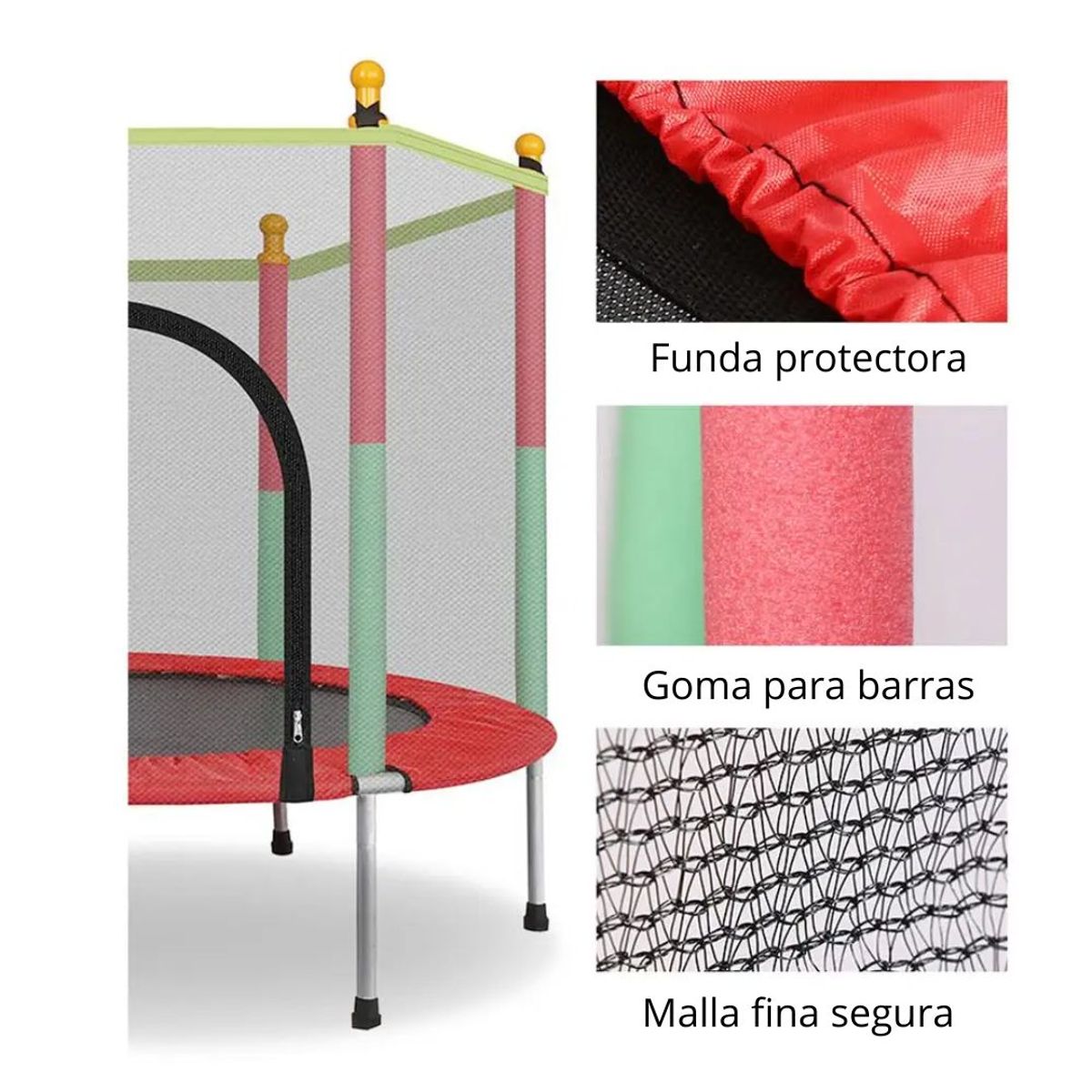 IMPORTADORA MAKA - Trampolín Ifantíl Recreativo Interior o Exterior