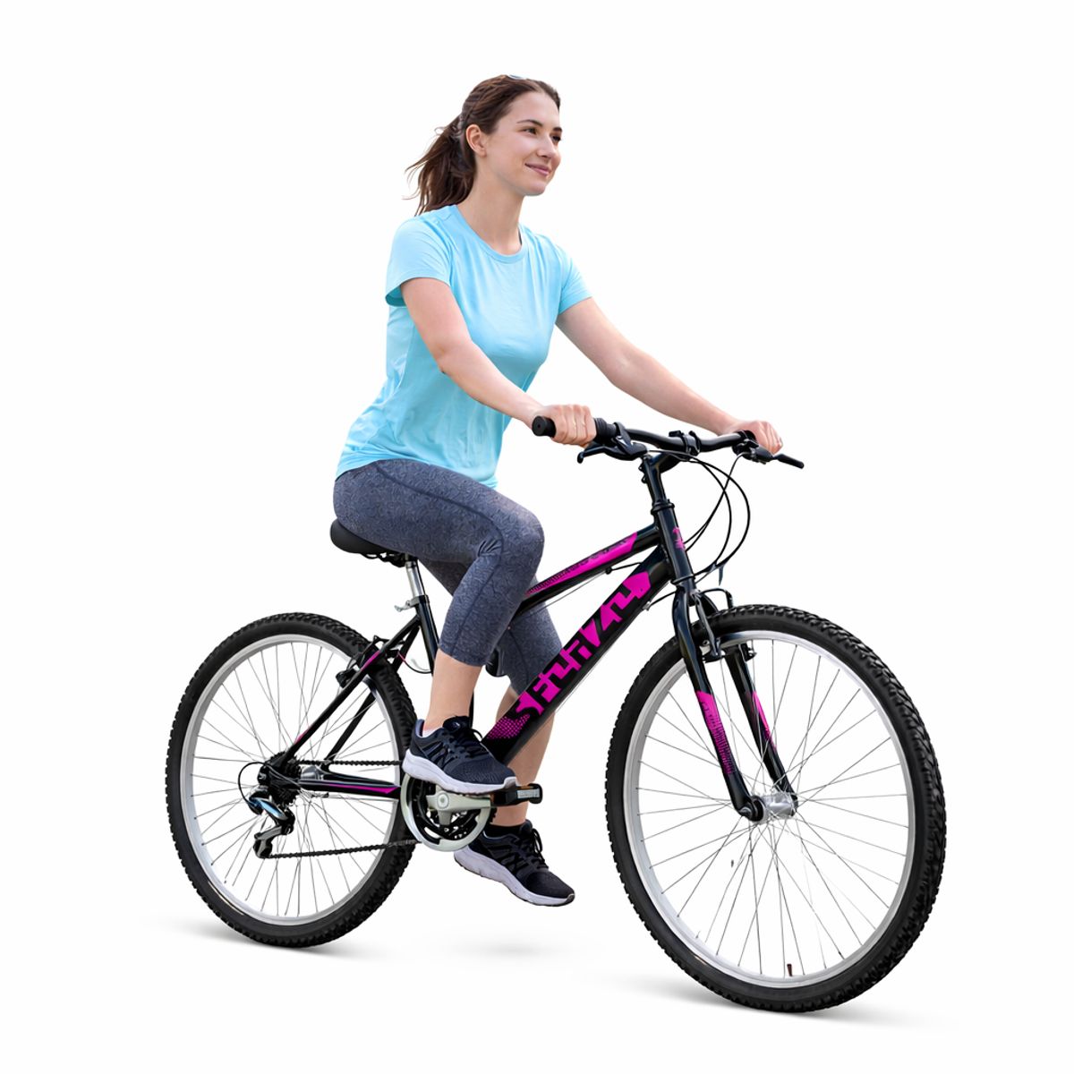 SFORZO - Bicicleta Dama Rin 26 En Aluminio 18 Cambios